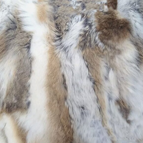 Real Rabbit Fur Protector Pillowcase Cover Pillow Sections Cusion 18"x20" - Picture 2 of 3